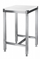 Kloc masarski z polietylenu na podstawie stalowej 500x400x(H)800 mm