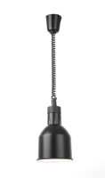 Lampa do podgrzewania potraw- wisząca, cylindryczna średnica 175x(H)250, czarna 