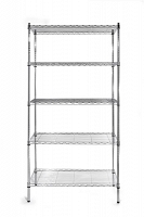 Regał magazynowy - 5 półkowy 910x455x1830 mm Hendi