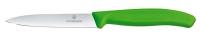 Victorinox Swiss Classic Nóż do jarzyn, gładki, 10 cm, zielony 