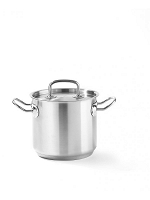 Garnek wysoki Kitchen Line z pokrywką - Dno Kapsułowe 2,8 l; śr. 160x(H)140 Hendi