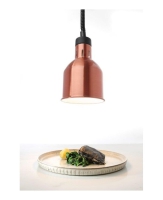 Lampa do podgrzewania potraw - wisząca - śr.175x(H)250mm MIEDZIANA