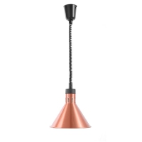Lampa do podgrzewania potraw - wisząca - śr. 275x(H)250 MIEDZIANA