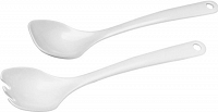 Sztućce do sałatek łyżka 305 mm biała Hendi