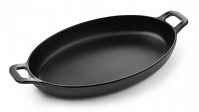 Rondelek czarny Little Chef Mini owalny 155x80