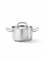 Garnek średni Kitchen Line z pokrywką - Dno Kapsułowe 1,7 l; śr. 160x(H)95 Hendi