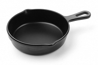 Rondelek czarny Little Chef Mini okrągły